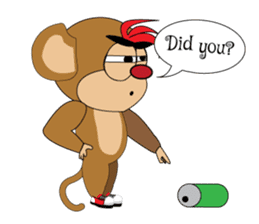 MonkeyOpoly Christmas & New Years sticker #2839541