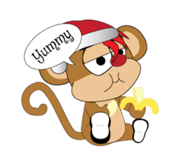 MonkeyOpoly Christmas & New Years sticker #2839542