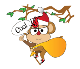 MonkeyOpoly Christmas & New Years sticker #2839545