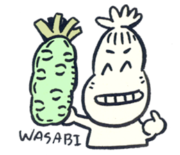 Wasabi head sticker #2839668