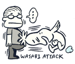 Wasabi head sticker #2839706