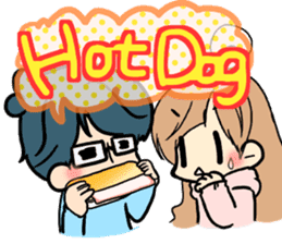 Yome-chan & Otto-kun.Fukuoka valve ver. sticker #2839743