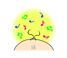 Hair KEI ! Sorrow of little hair sticker #2839872