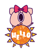 Kurikuri piggy chan(English Version) sticker #2839948