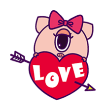 Kurikuri piggy chan(English Version) sticker #2839951