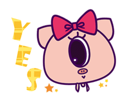 Kurikuri piggy chan(English Version) sticker #2839952