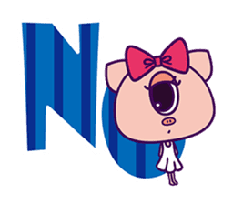Kurikuri piggy chan(English Version) sticker #2839953
