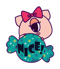 Kurikuri piggy chan(English Version) sticker #2839960