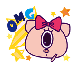 Kurikuri piggy chan(English Version) sticker #2839962