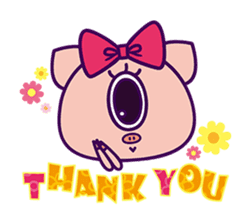 Kurikuri piggy chan(English Version) sticker #2839964