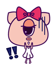 Kurikuri piggy chan(English Version) sticker #2839966