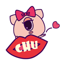 Kurikuri piggy chan(English Version) sticker #2839968