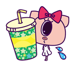 Kurikuri piggy chan(English Version) sticker #2839969