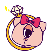 Kurikuri piggy chan(English Version) sticker #2839971