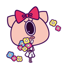 Kurikuri piggy chan(English Version) sticker #2839975