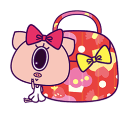 Kurikuri piggy chan(English Version) sticker #2839976