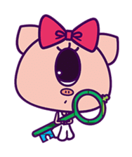 Kurikuri piggy chan(English Version) sticker #2839977