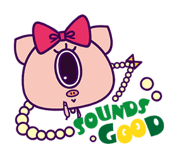 Kurikuri piggy chan(English Version) sticker #2839980