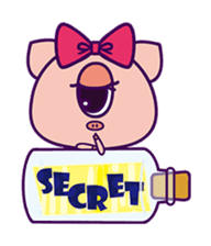 Kurikuri piggy chan(English Version) sticker #2839983