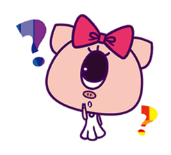 Kurikuri piggy chan(English Version) sticker #2839985