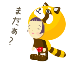 Mocha is capricious.01 sticker #2840909