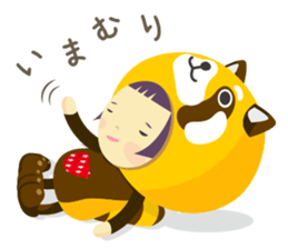 Mocha is capricious.01 sticker #2840914