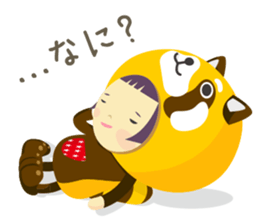 Mocha is capricious.01 sticker #2840921