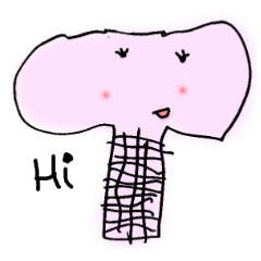 A pink elephant