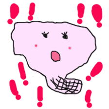 A pink elephant sticker #2841023