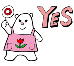 Mother of the white bear sticker #2841027