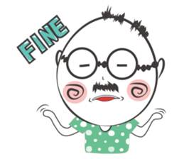 old man & Chai Chai sticker #2842077