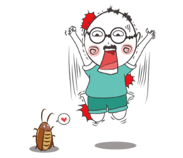 old man & Chai Chai sticker #2842091