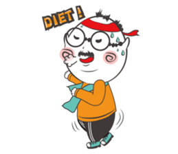 old man & Chai Chai sticker #2842093