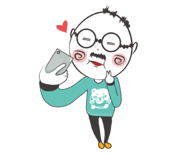 old man & Chai Chai sticker #2842096