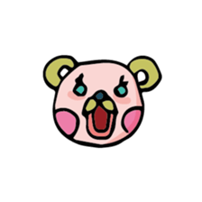 Bear Cosplay sticker #2842110