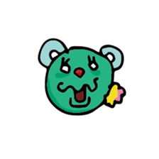 Bear Cosplay sticker #2842115