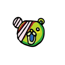 Bear Cosplay sticker #2842129