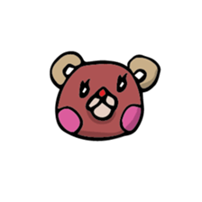 Bear Cosplay sticker #2842132