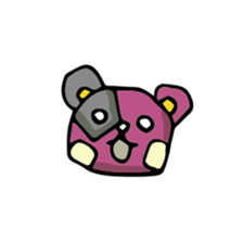 Bear Cosplay sticker #2842140