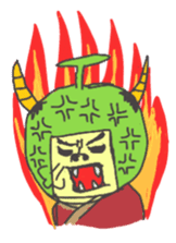 fruits and Sesami sticker #2842326