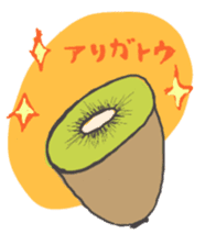 fruits and Sesami sticker #2842337