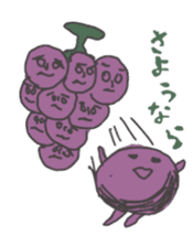 fruits and Sesami sticker #2842342