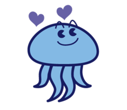 Jellyfish family sticker #2843100