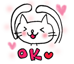 Freehand Cat sticker #2843149