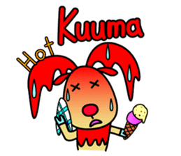 The cute reindeer speaking Finnish sticker #2843243