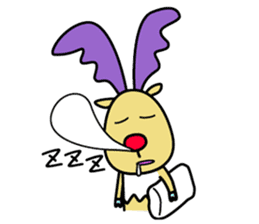 The cute reindeer speaking Finnish sticker #2843260