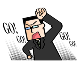 I want to be a hero. sticker #2844274