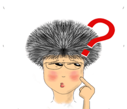 Afro girl - Mini sticker #2844504