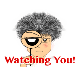 Afro girl - Mini sticker #2844511