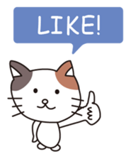Greeting and Reply!Mike Neko San!Eng.ver sticker #2844443